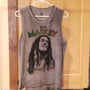 Bob Marley Grey tank top by Zion